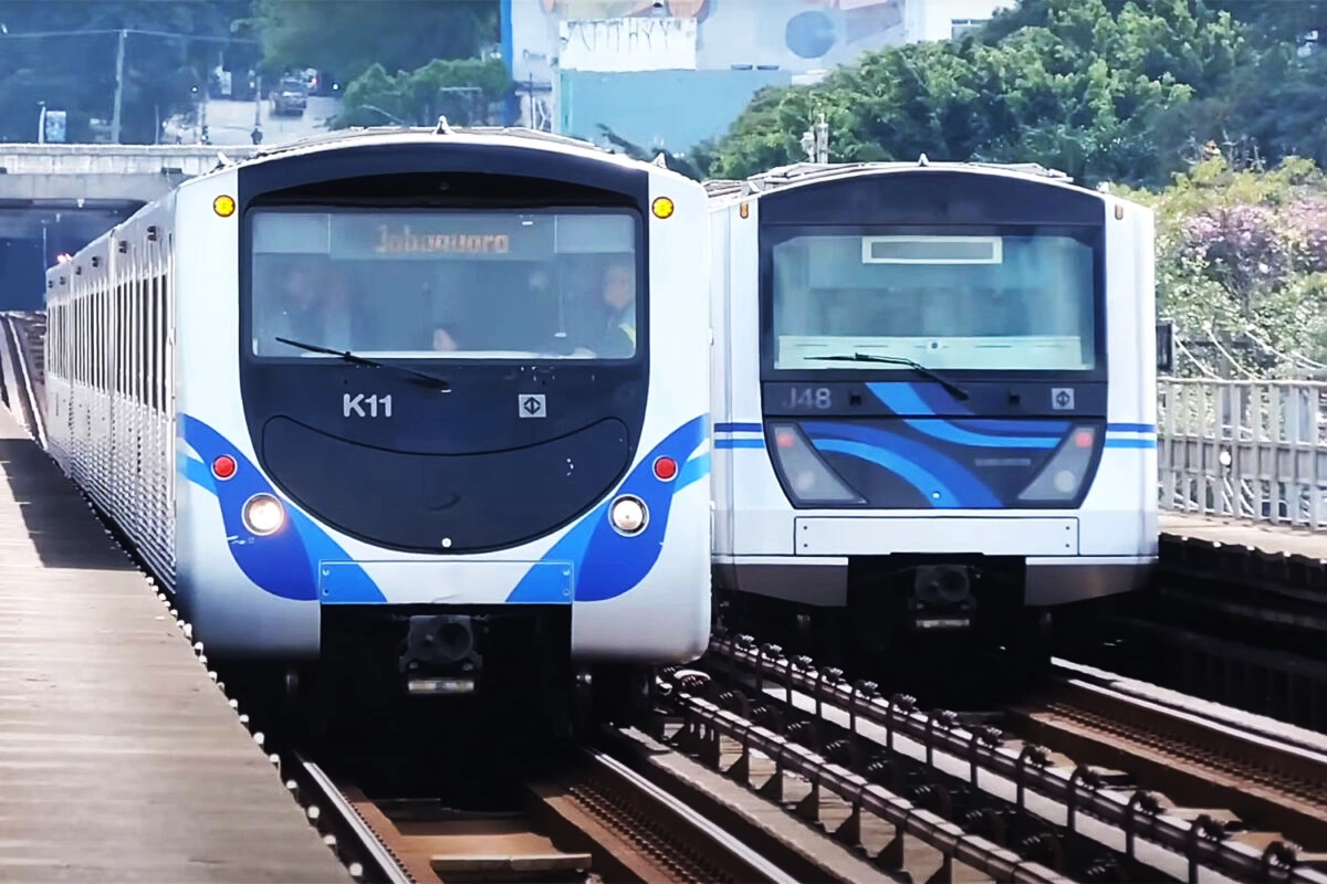 Design de envelopamento de frota de trem de alta tecnologia